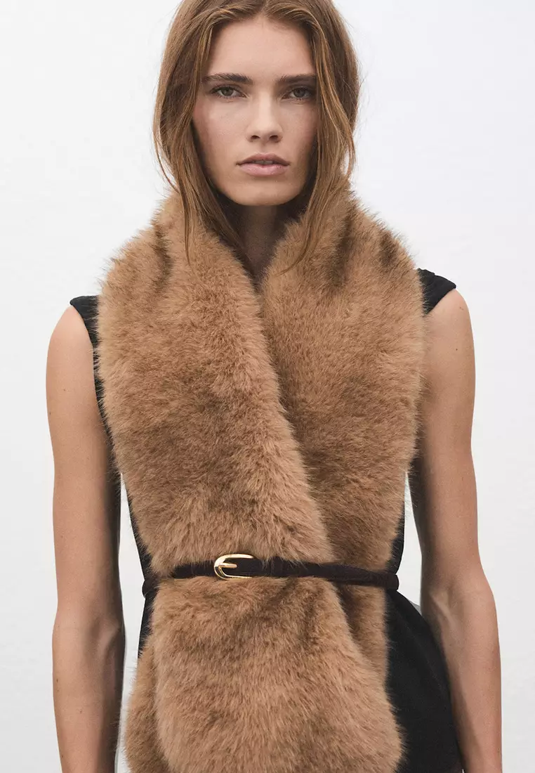 Thin Suede Leather Belt
