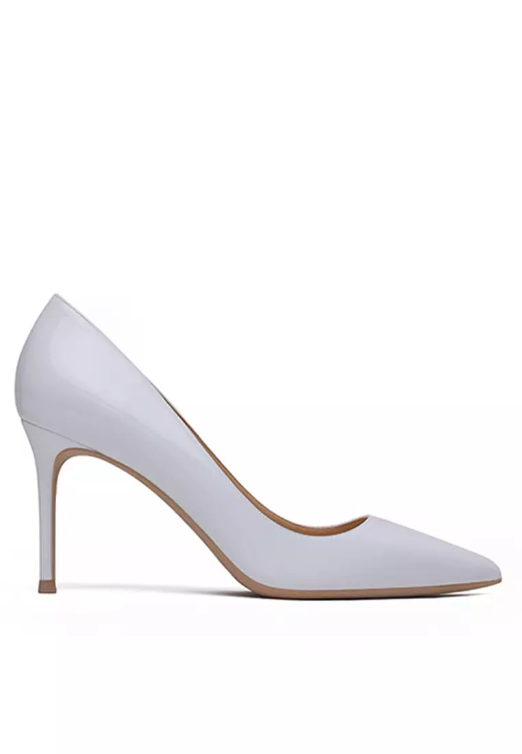 8CM Patent Pointed High Heel Shoes HZL180