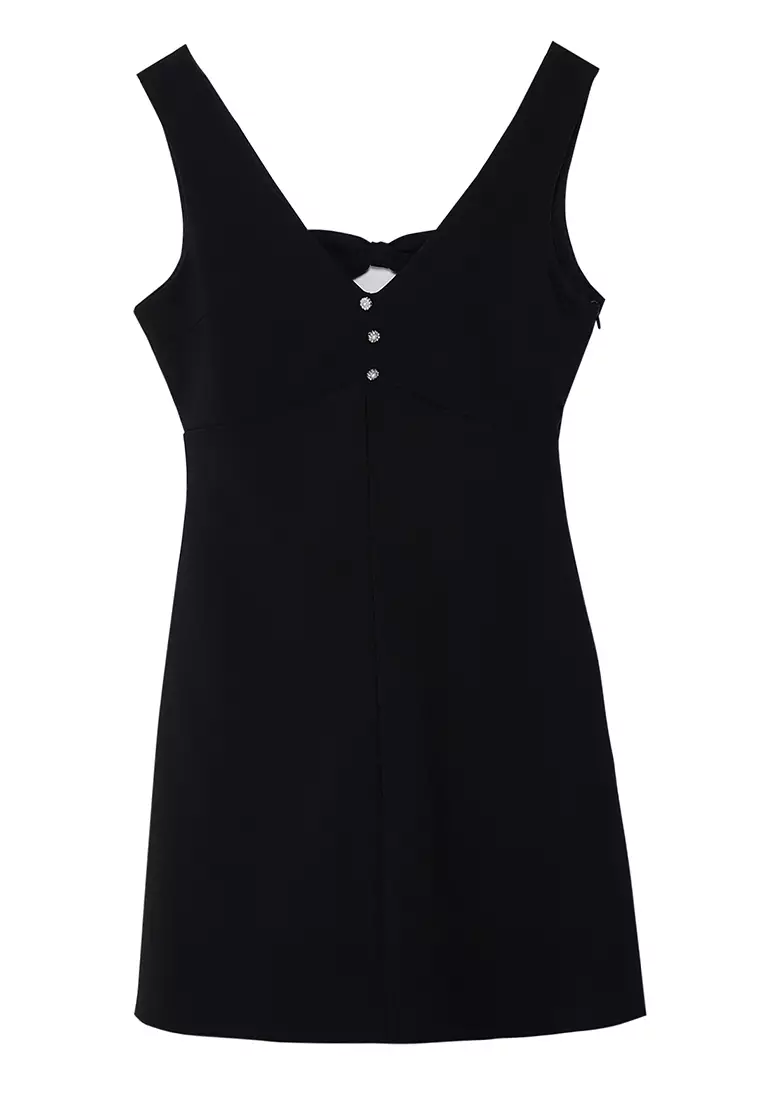 Button and Bow Dress