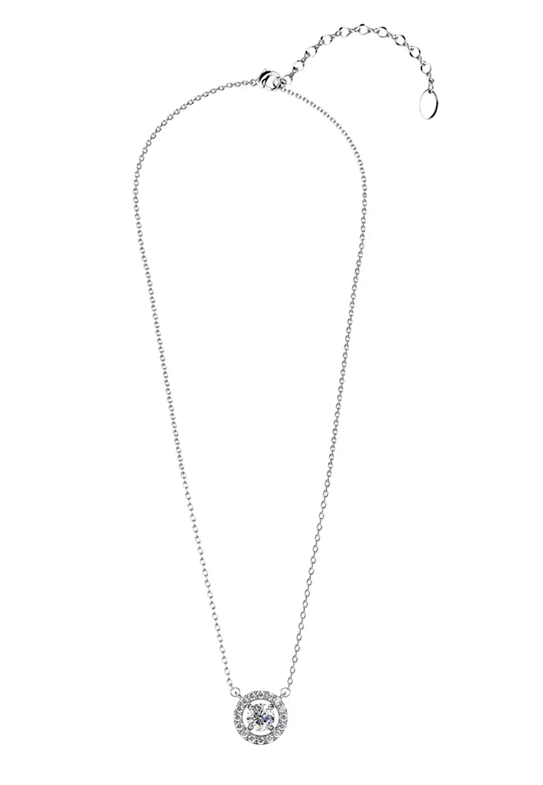 Emeline Pendant WG - Kalung Crystal by Her Jewellery