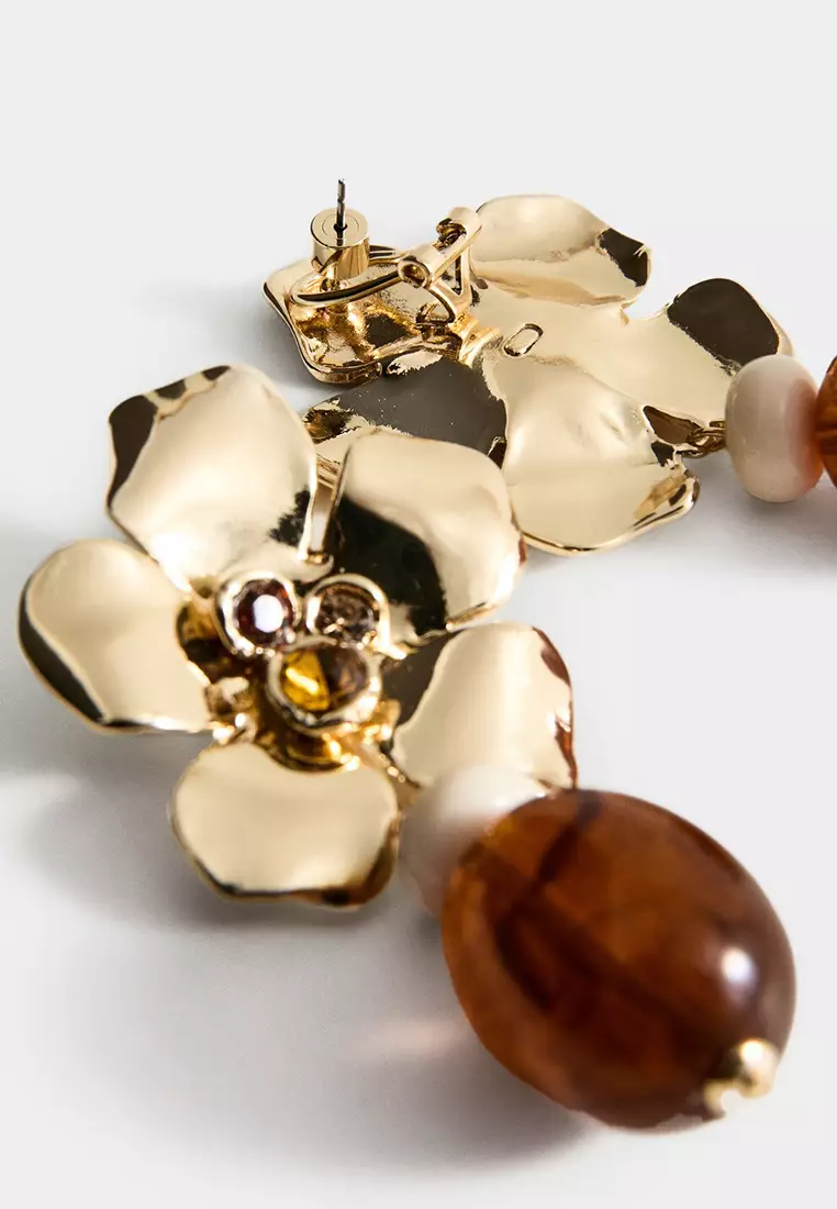 Dangling Floral Earrings