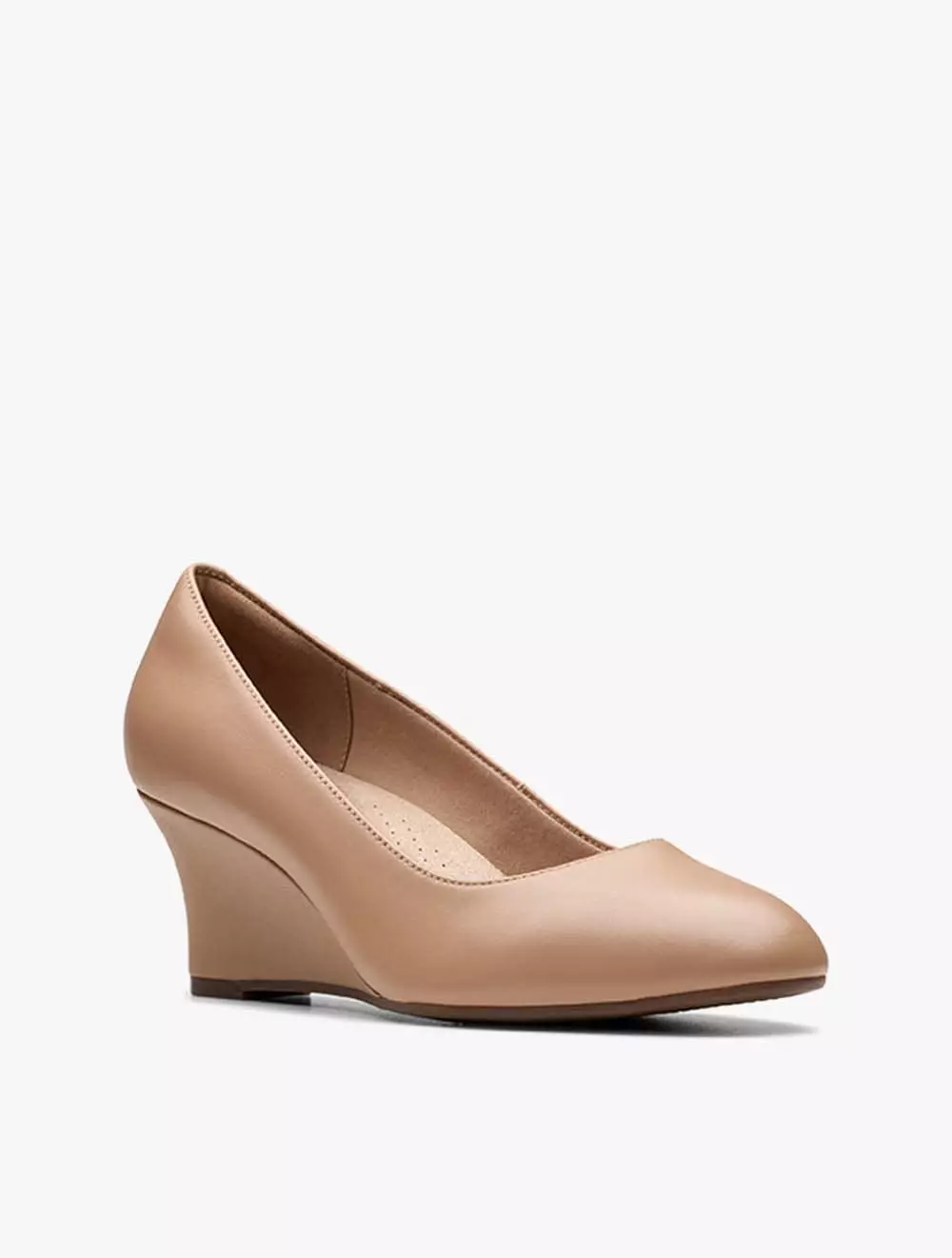 Clarks Olivette Pearl Beige Leather