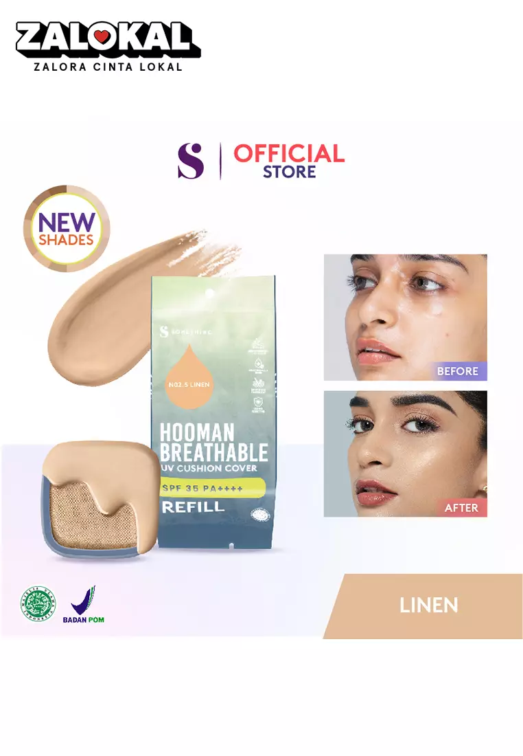 SOMETHINC (REFILL) Hooman Breathable UV Cushion Cover SPF35 PA++++ - Linen