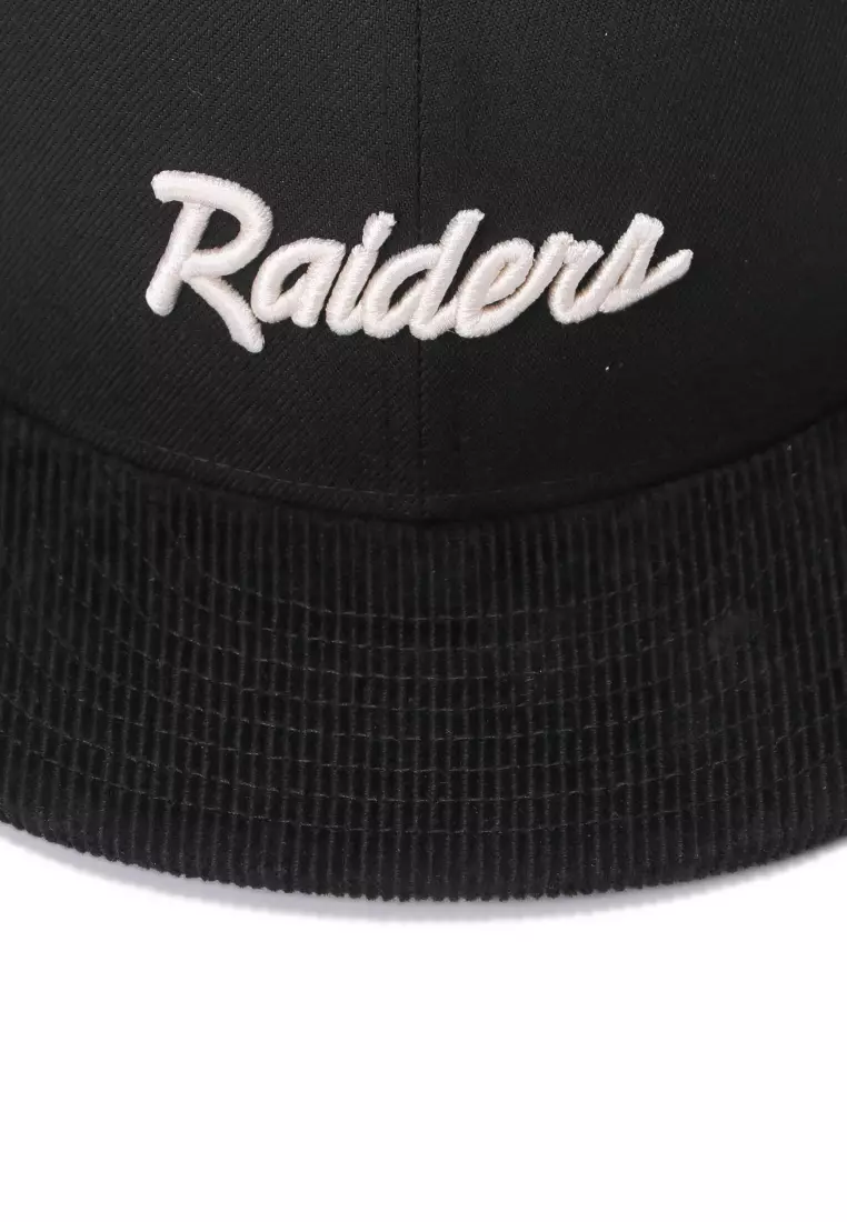 NE Las Vegas Raiders Corduroy Black Seasonal Core 9FIFTY Snapback Cap (PH Exclusive)