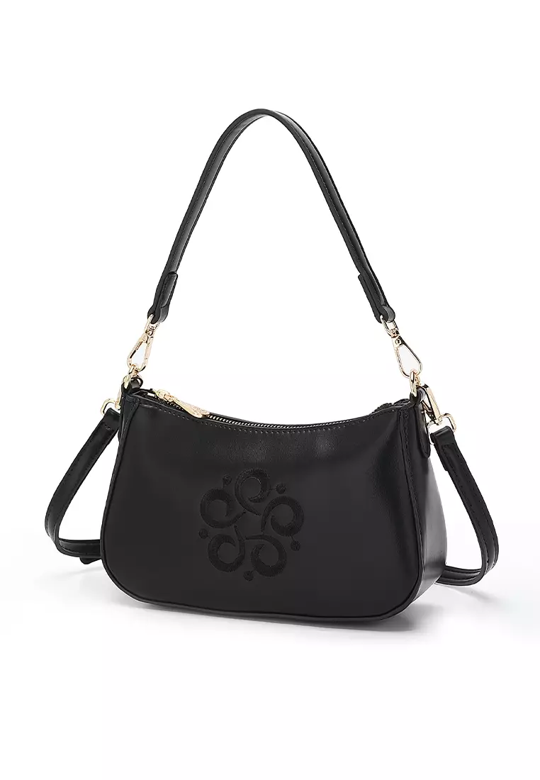 Women's Top Handle Bag / Sling Bag / Shoulder Bag - Black