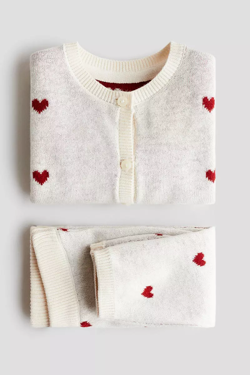 2-piece fine-knit set