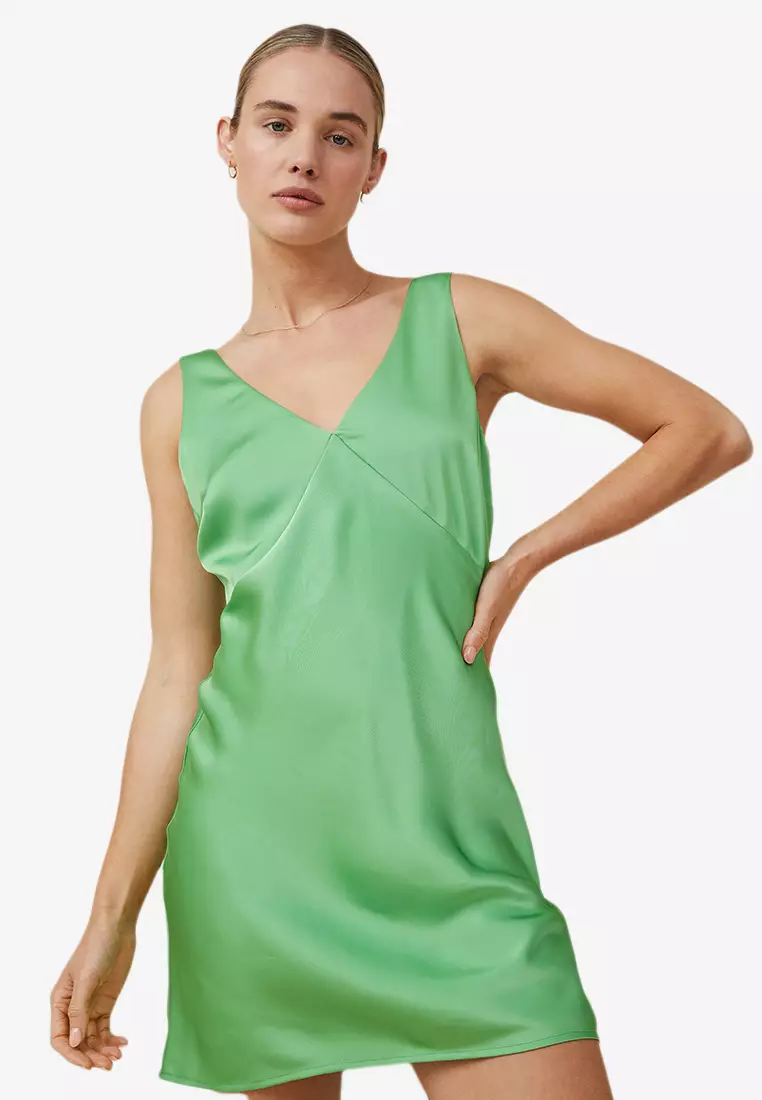 Cotton on online green dress