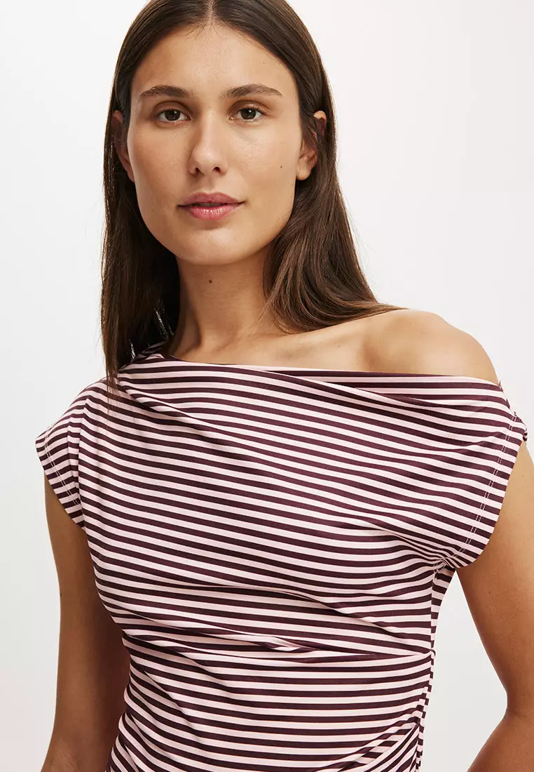 Georgie Off Shoulder Short Sleeves Top