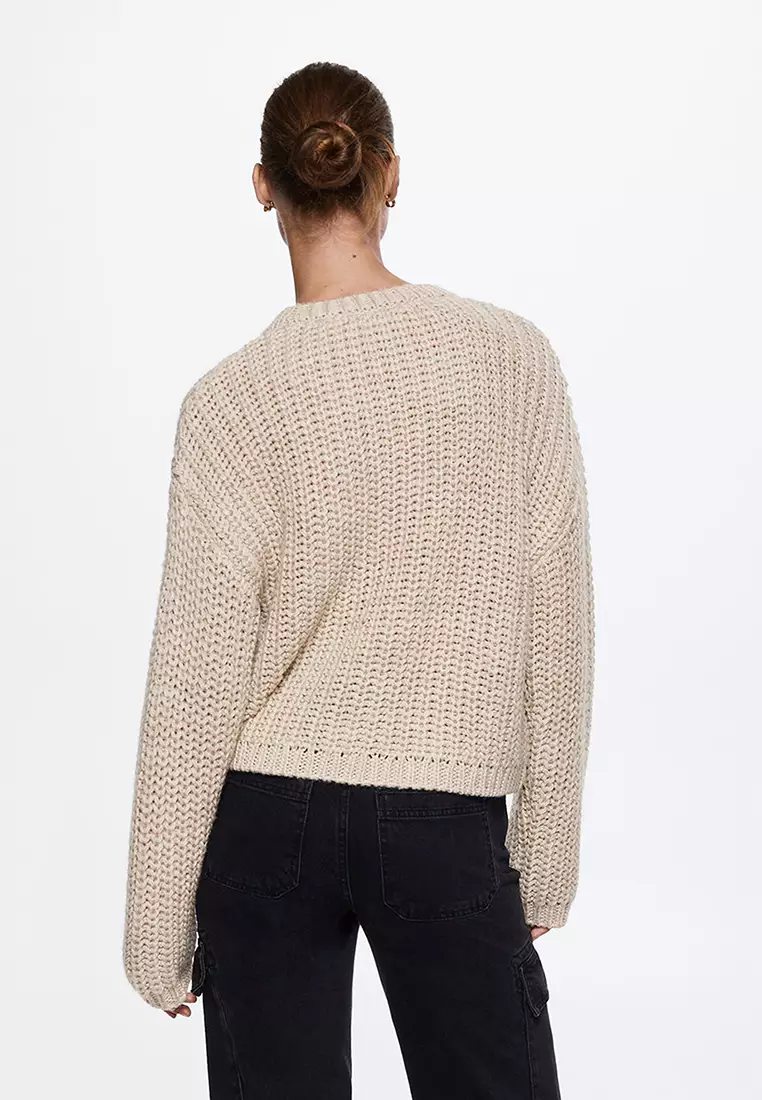 Chunky knit outlet sweater mango