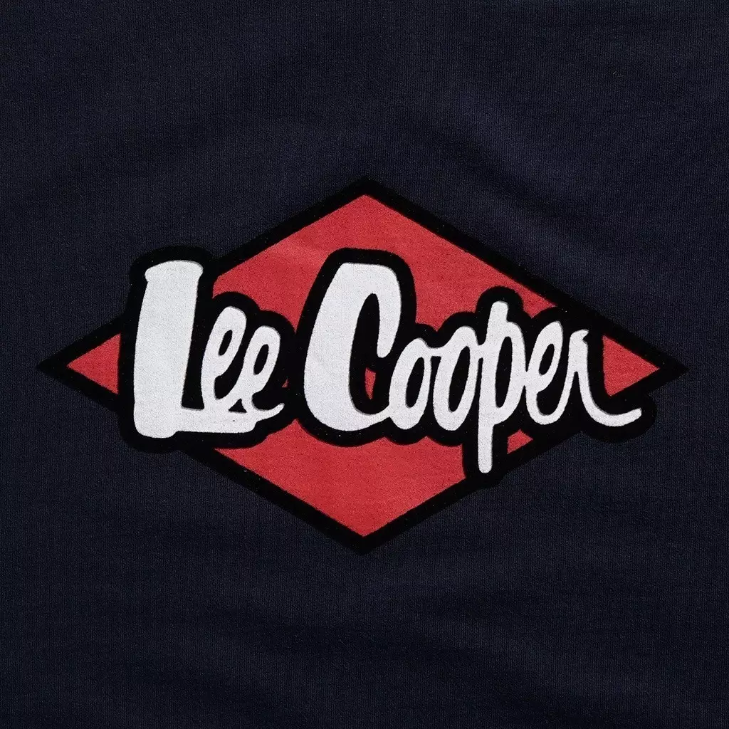 LEE COOPER SWEATER LOGO RETRO NAVY