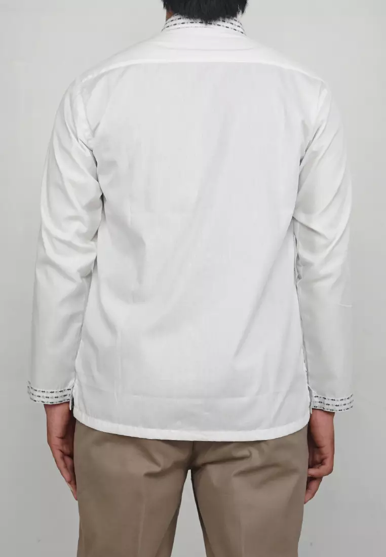 Crocodile KOKO Katun | Lengan Panjang Men Shirt Kemeja | Relax Fit 1175