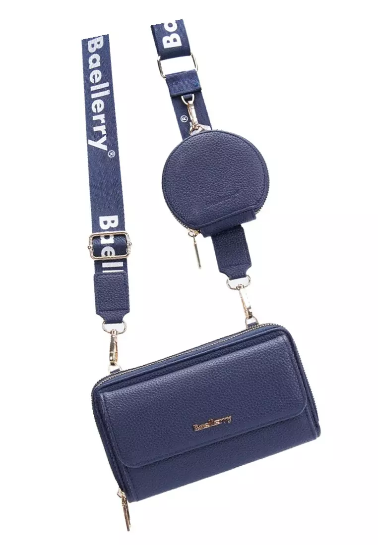 Tas Selempang Wanita Model Dompet Panjang PU Leather Quality Premium ORIGINAL