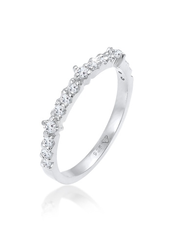 ELLI GERMANY silver Ring Eternity Engagement Love Symbol Topaz Gemstones D64E4ACE772F07GS_1