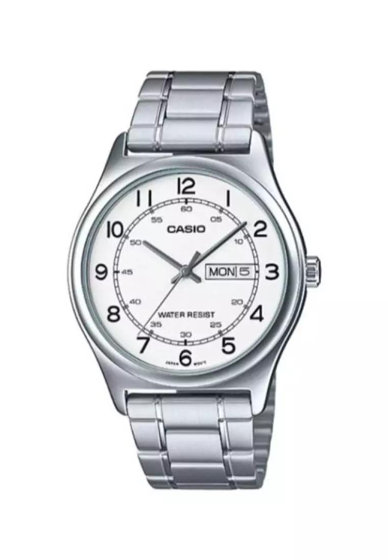 Casio Men s Analog MTP V006D 7B2 Stainless Steel Band Casual Watch