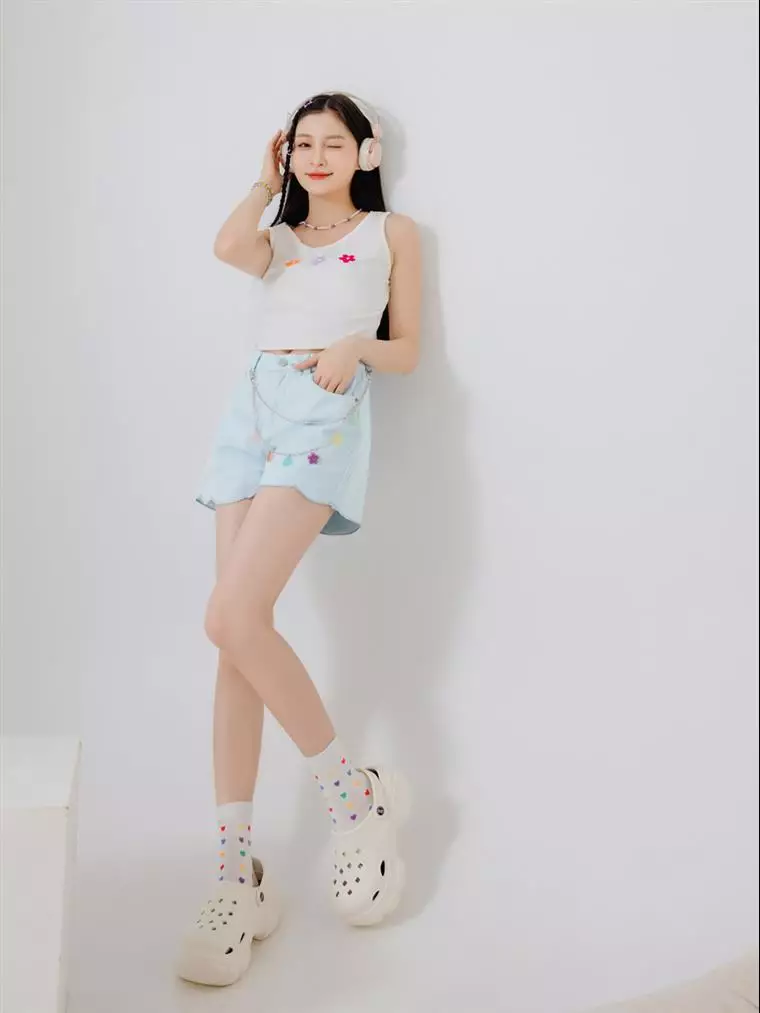 Pure Cotton Petal-Shaped A-line Shorts [BA7165]