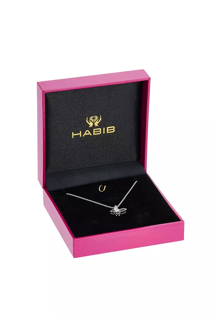HABIB Diamond Necklace in 375/9K White  Gold 561170125(WG)
