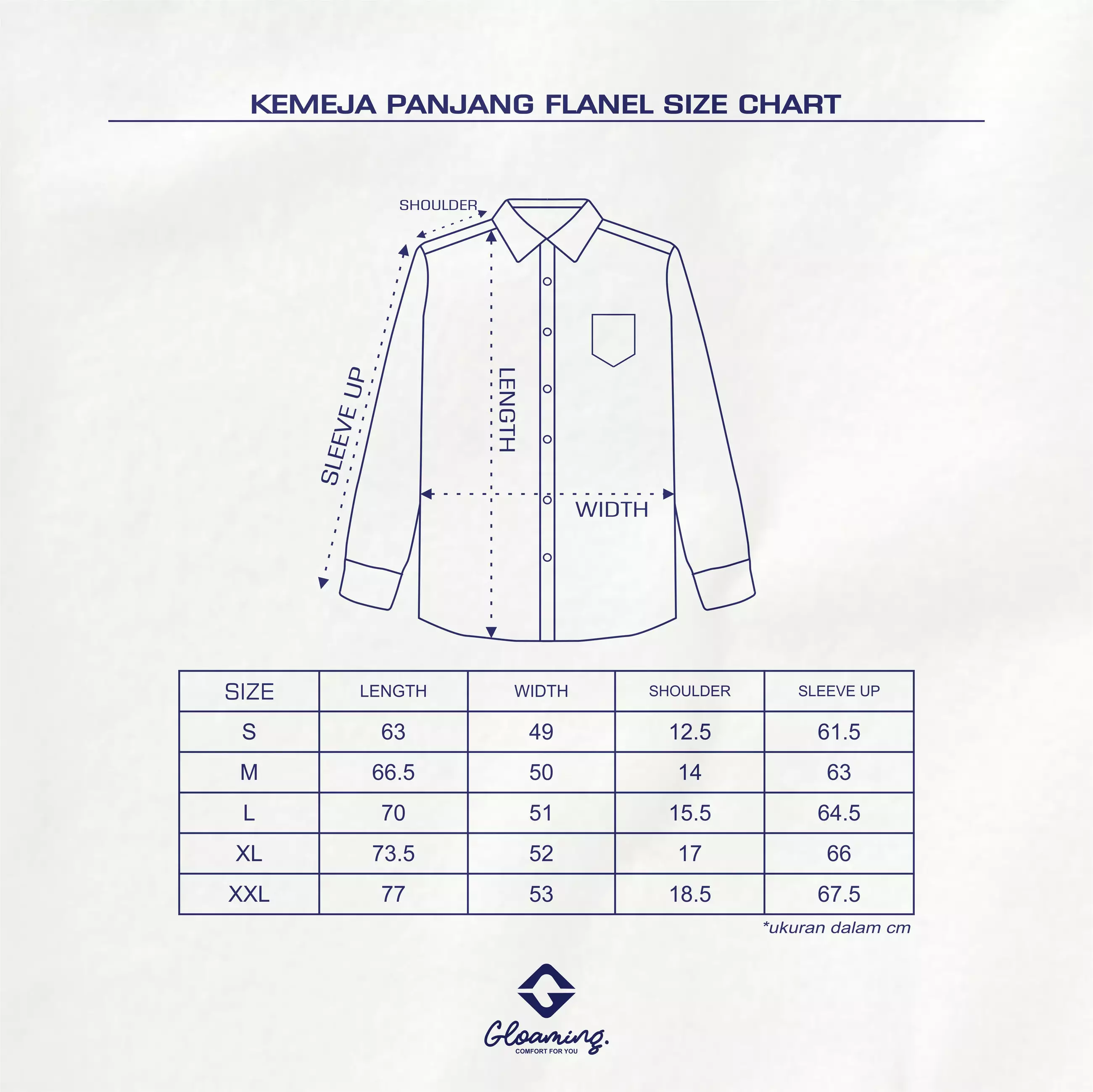 Kemeja Flanel Panjang Rethad Cromath Unisex
