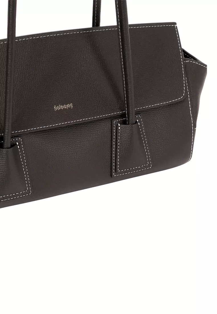 UNNI Baguette Shoulder Bag - Dark Cacao