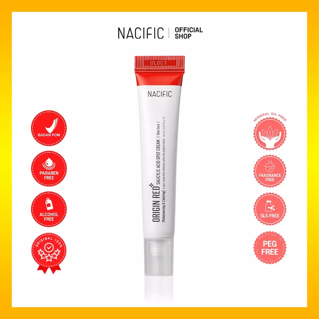 Nacific Origin Red Salicylic Acid Spot Cream Skin Care 20ml