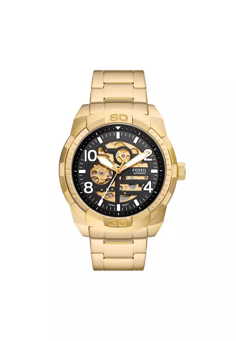 Buy Fossil Bronson Gold Automatic Stainless Steel Watch Me3257 2026 ...