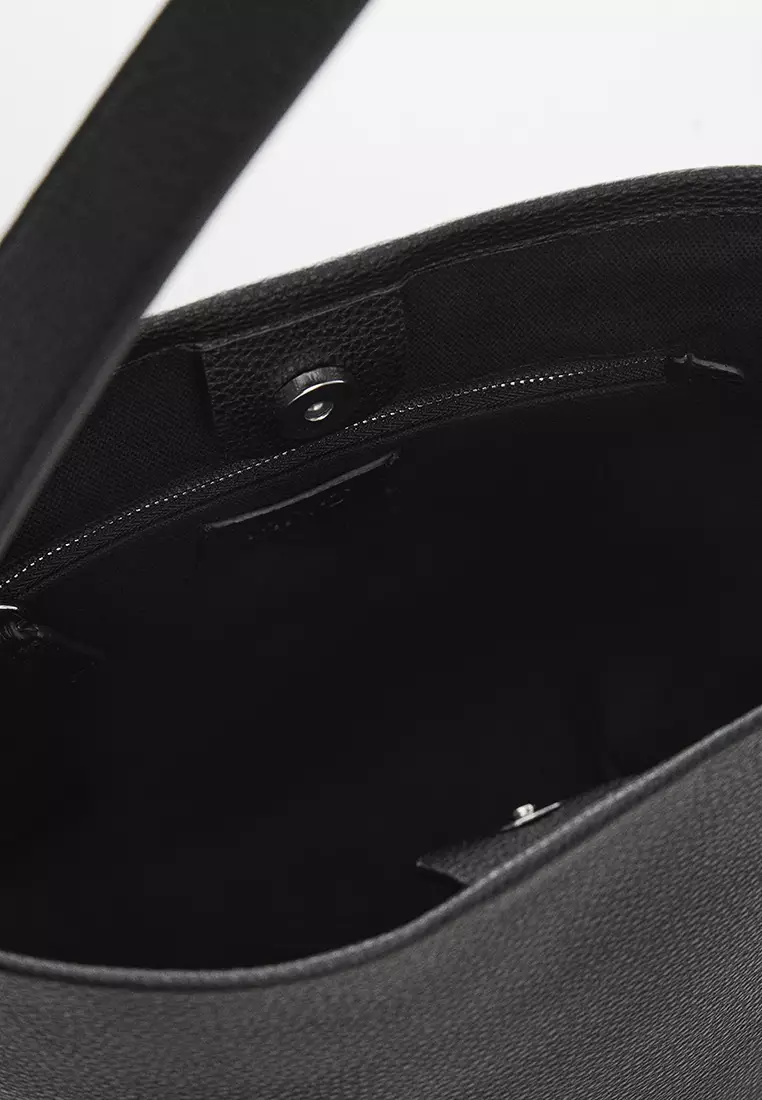 Mango nylon bucket outlet bag