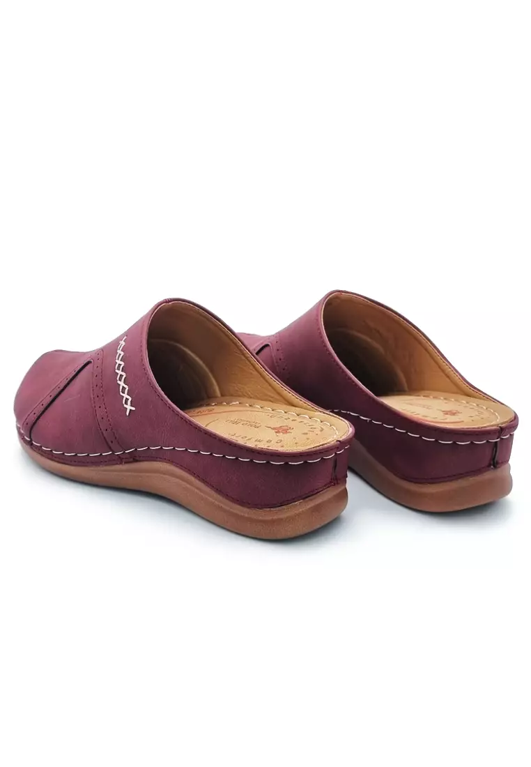 Women's closed shop toe mules