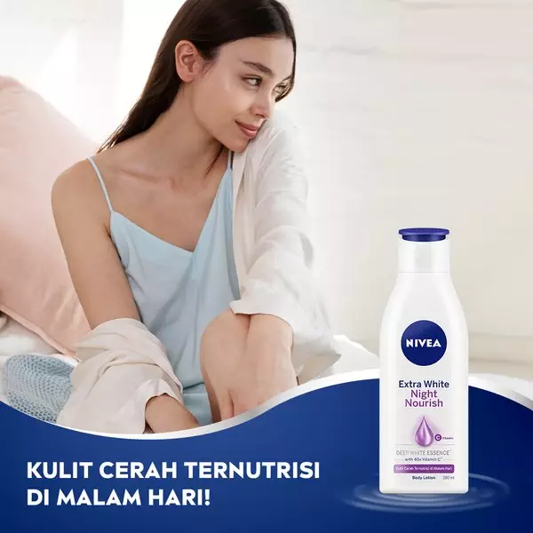 NIVEA Extra White Night Nourish Serum 180ml