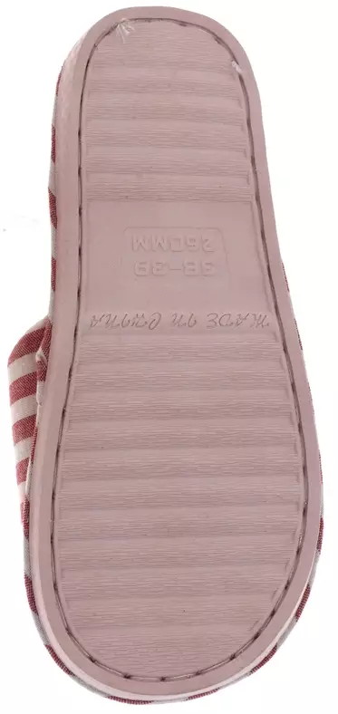 Asher Sandal Selop Wanita Comfy Kain Indoor Size 36/37 Material Linen ORIGINAL - Red