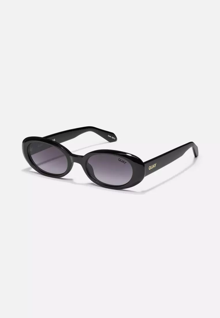 Buy QUAY Felt Cute Sunglasses - Black/Smoke 2025 Online | ZALORA
