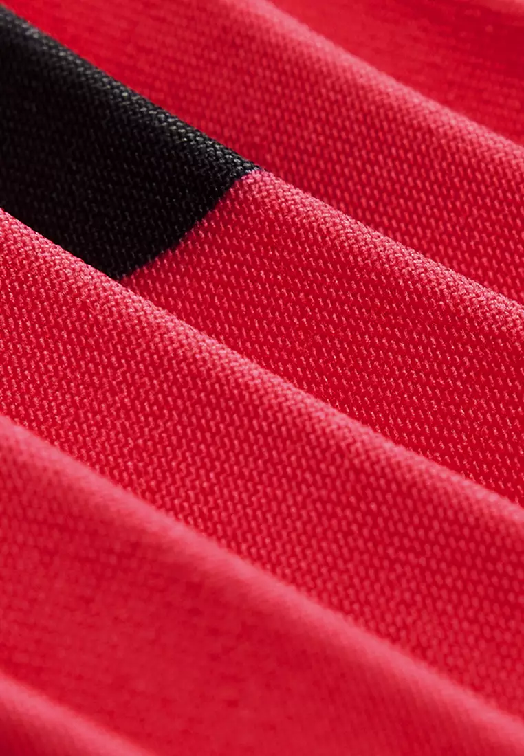 JNBY波點印花半身裙A字長款裙