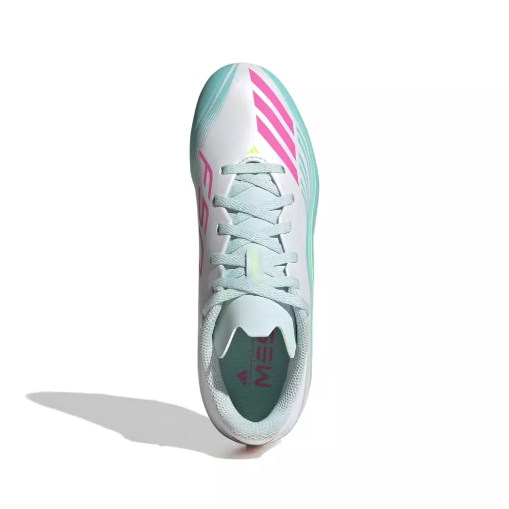 ADIDAS F50 Messi League Fg/Mg J JQ0942 - Sepatu Bola Anak (Putih)