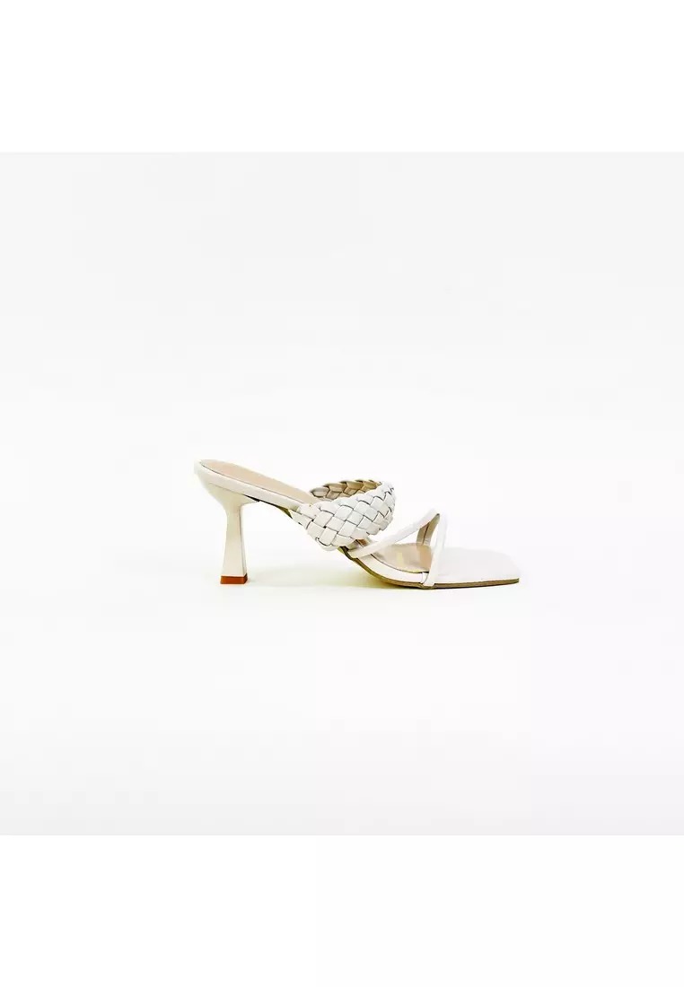 Discount on LancasterPolo  shoes - SKU: Lancaster Polo Women/Lady Open Toe Slip On Sandal Heels