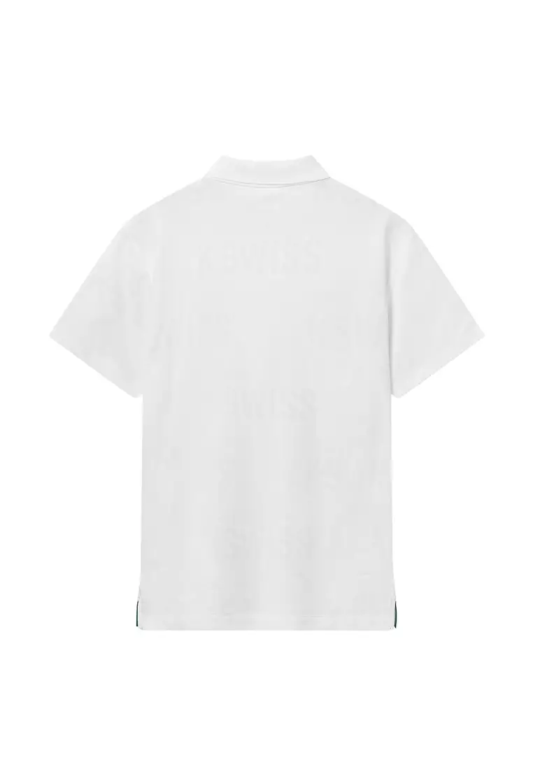 MEN'S ALL-OVER K-SWISS LOGO POLO SHIRT