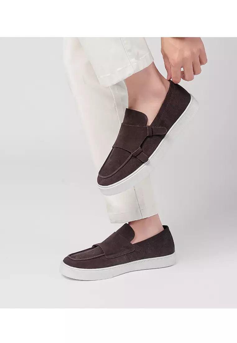 牛反絨孟克式樂福鞋 MK9225-5