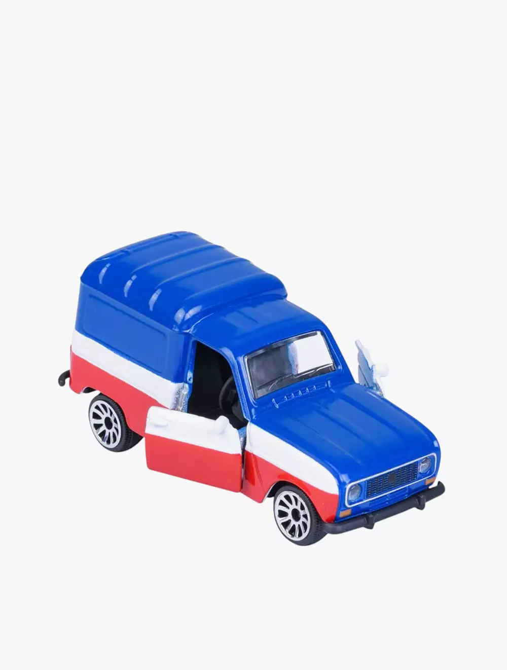 MAJORETTE RENAULT 4L BLEU ET FRANCE RENDU