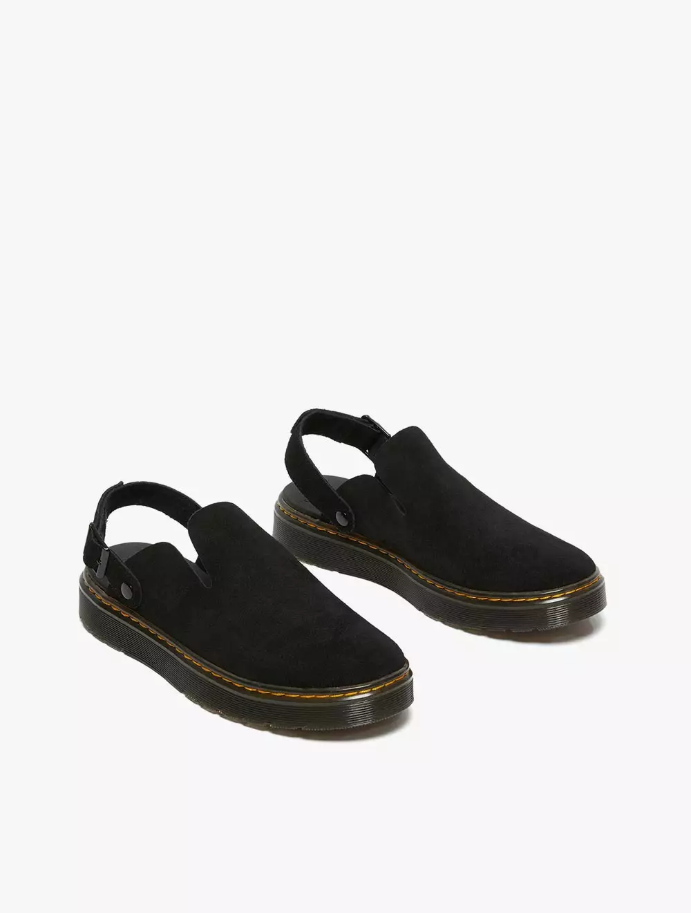 Dr. Martens Carlson Mule Black EH Suede