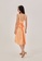 Love, Bonito orange Jemma Padded Sash Dress 0DF22AAF976A57GS_4