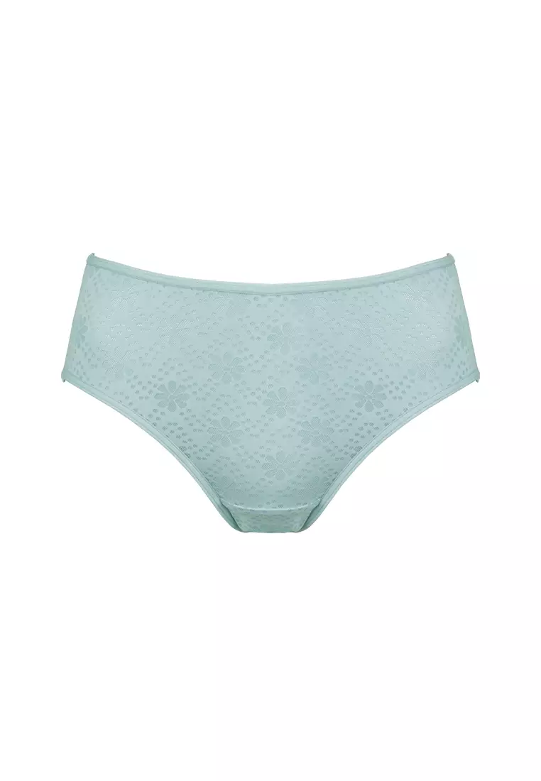 Buy online Blue Cotton Hipster Panty from lingerie for Women by