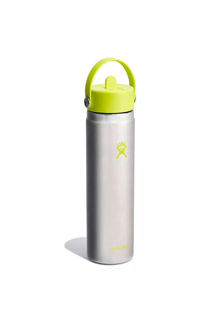 Jual Hydro Flask Hydro Flask Wide Mouth Flex Straw Cap Stainless Lime ...