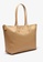 Lacoste brown Women's L.12.12 Concept Zip Tote Bag-NF1888PO D62C1AC08B27EBGS_4