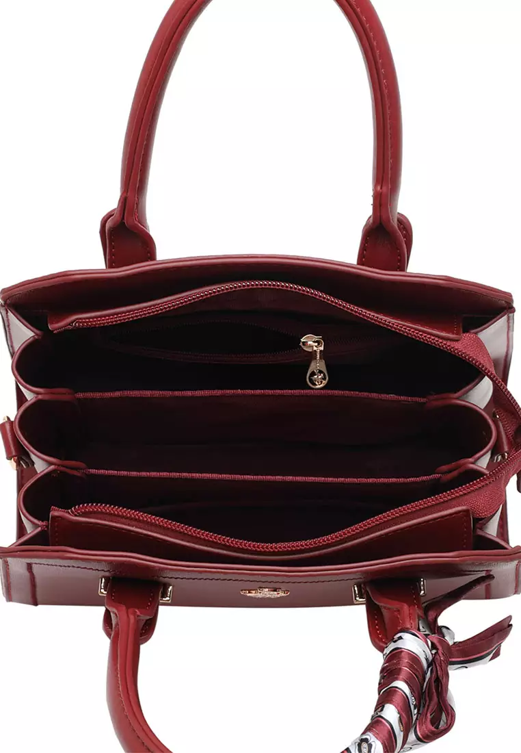 Women's Top Handle Bag / Sling Bag / Crossbody Bag (手拿袋 / 斜孭袋) - 紅色