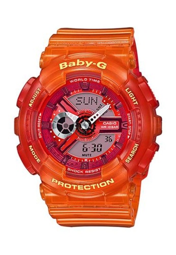 Baby-G orange Casio Baby-G Women Watch BA-110JM-4ADR FE0B1AC2772DC6GS_1