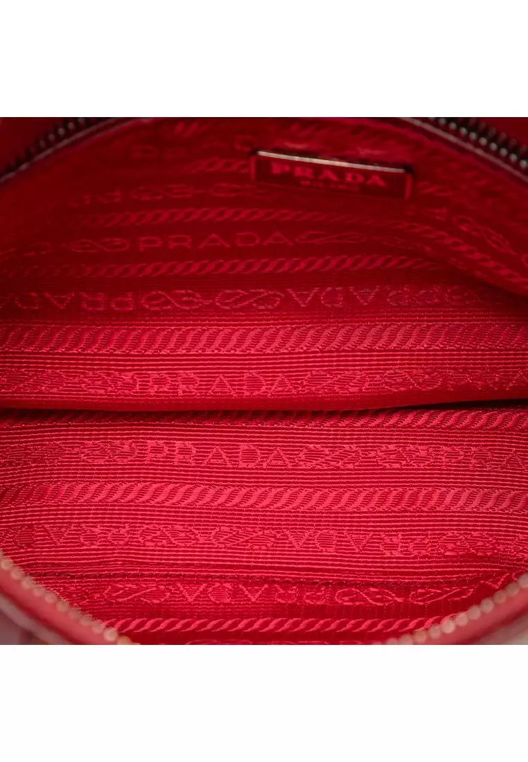 Pre-Loved Prada Bicolor Saffiano Lux Crossbody