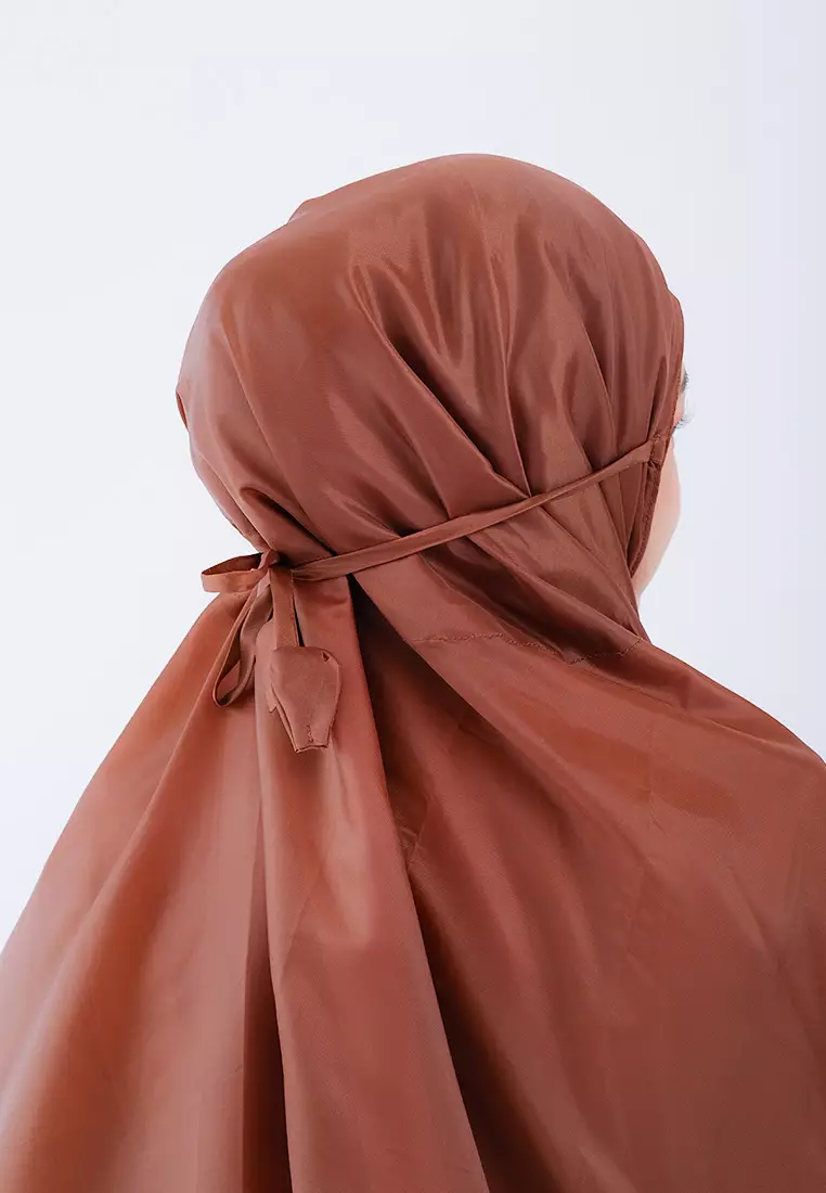 Safina Prayer Set | Mukena Travel Pouch - Brick