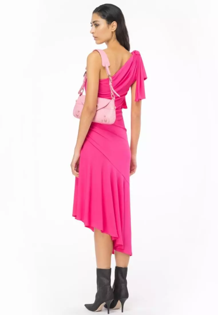 今季新品未使用　ONE-SHOULDER　COCOON DRESS MATTEAU Cocoon One-Shoulder Cutout Organic-Cotton Dress