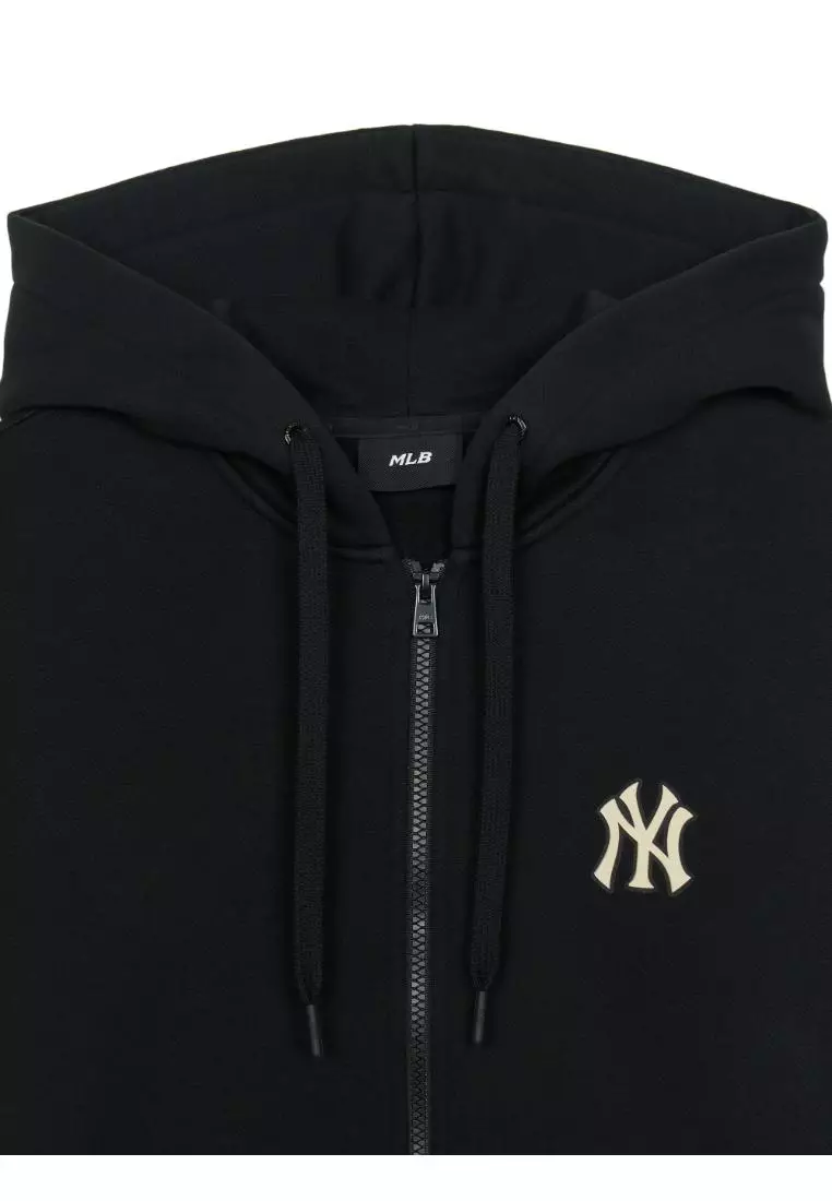 VARSITY BACK LETTERING BRUSHED HOOD ZIP UP NEW YORK YANKEES