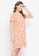 Clovia pink Clovia Print Me Pretty Short Night Dress in Salmon Pink - 100% Cotton 73A55AAC80D73AGS_4