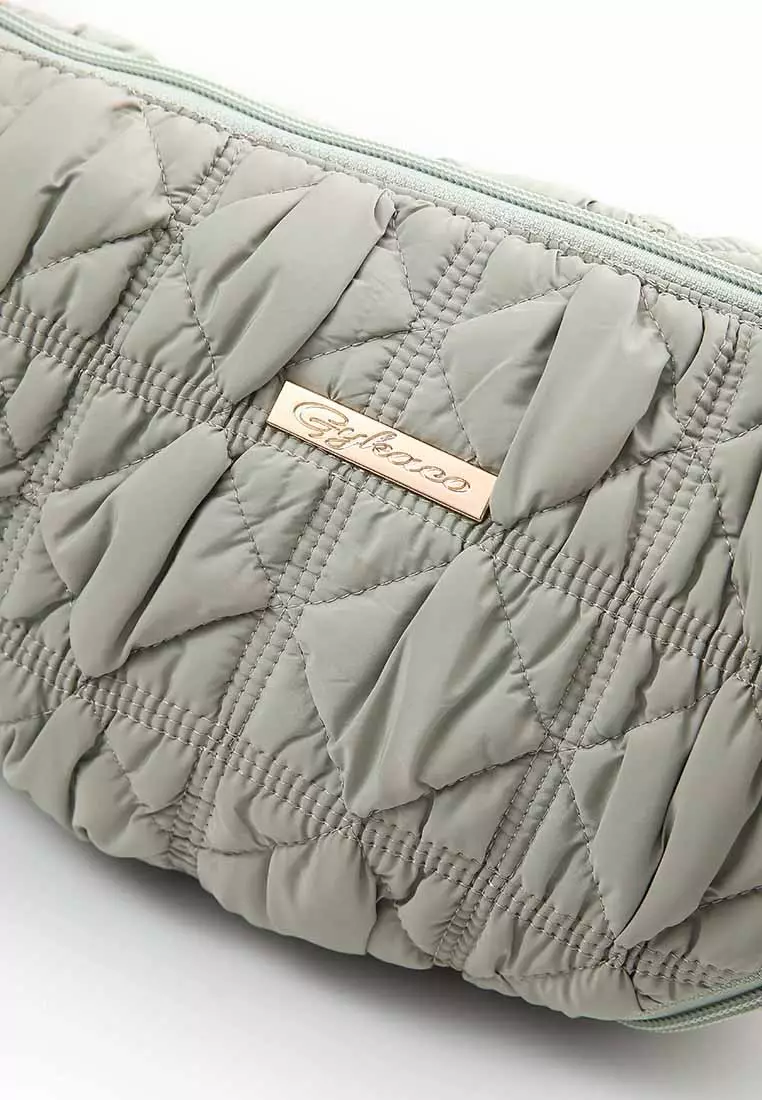 GYKACO KYUMI Sage Green - Tas Wanita Sling Bag - Fashion Top Handle Bag (Import)