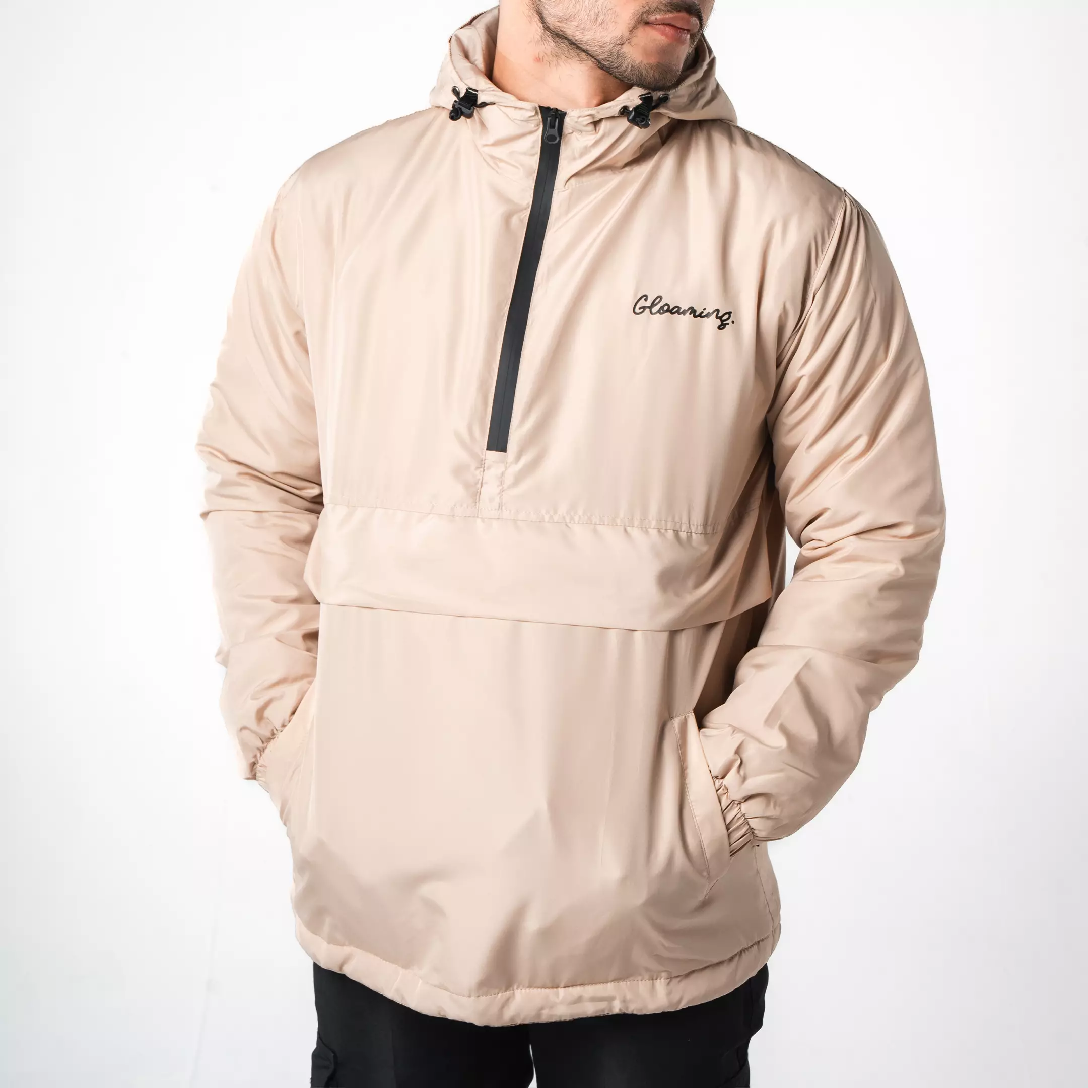 Gloaming Jaket Cagoule Pullover Waterproof Pria Cream Gloaming Original