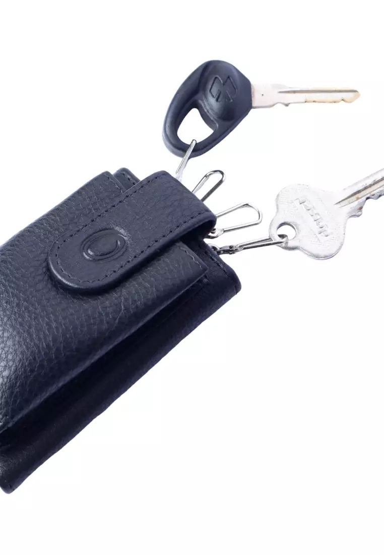 Buy Oxhide Key Wallet - Leather Car Key pouch -SD14 Oxhide Black 2026 ...